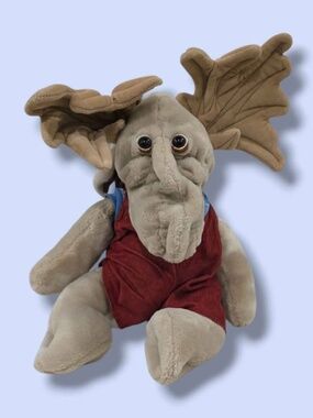 Vintage Wrinkles Moose Hand Puppet Plush